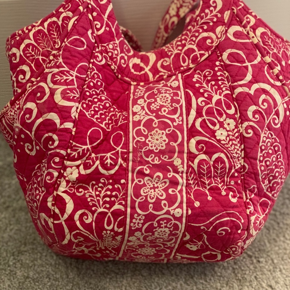 Pink and white Vera Bradley